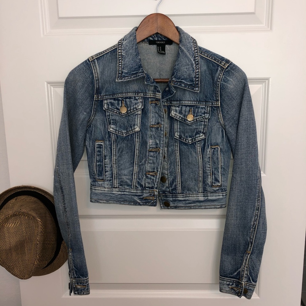 Cropped Denim Jacket